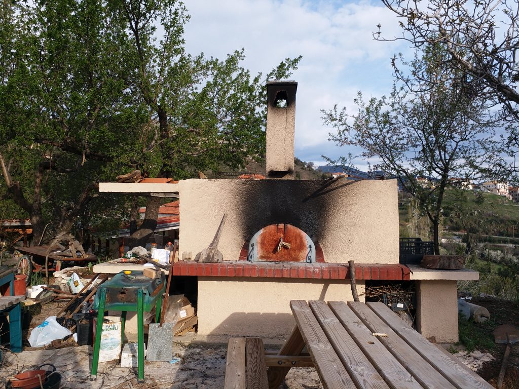 outdoor oven, Aegli Hotel Arachova